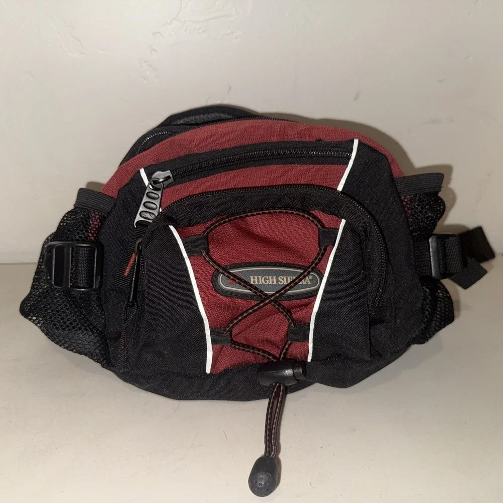 High Sierra Lumbar Hiking Fanny Pack Waist Bag Travel Outdoor Backpack Pockets